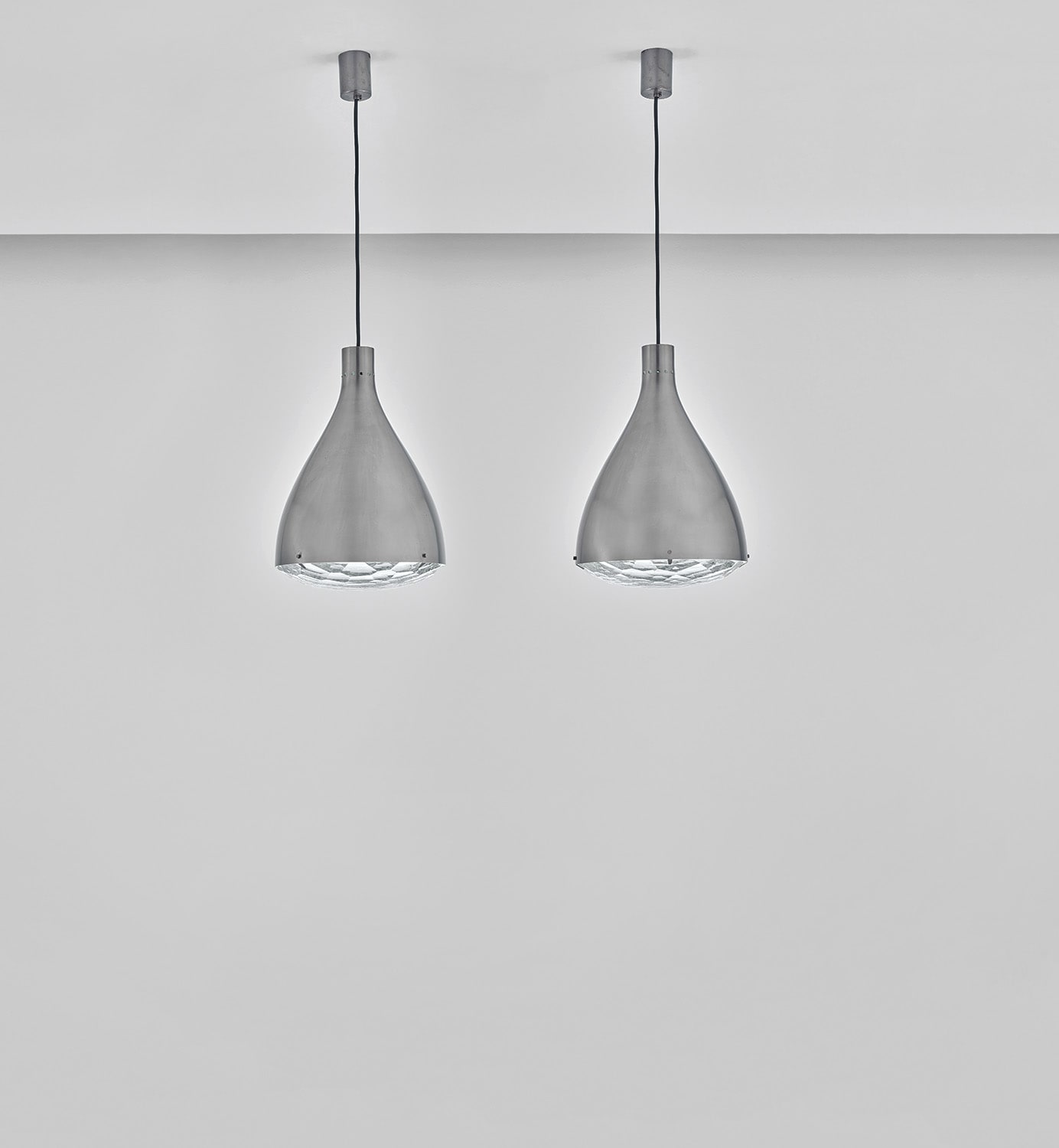 Pair of ceiling lights, model no. 2220