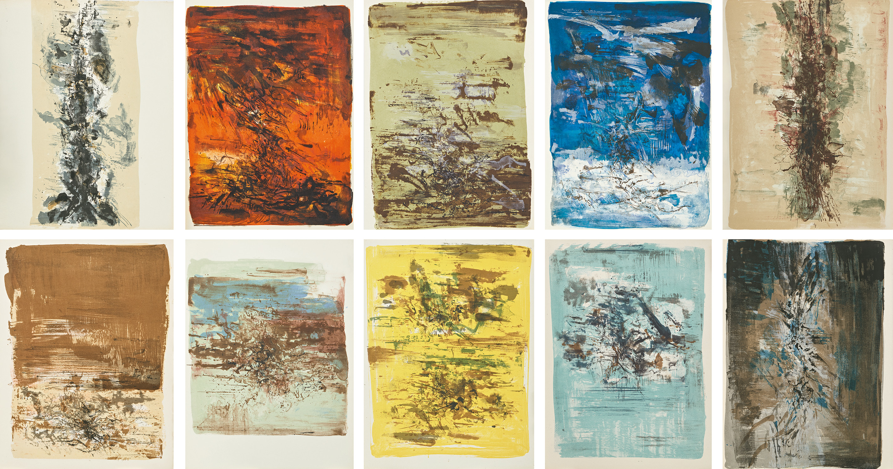 Zao Wou-Ki — La Tentation de l’Occident (The Temptation of the West) by André Malraux