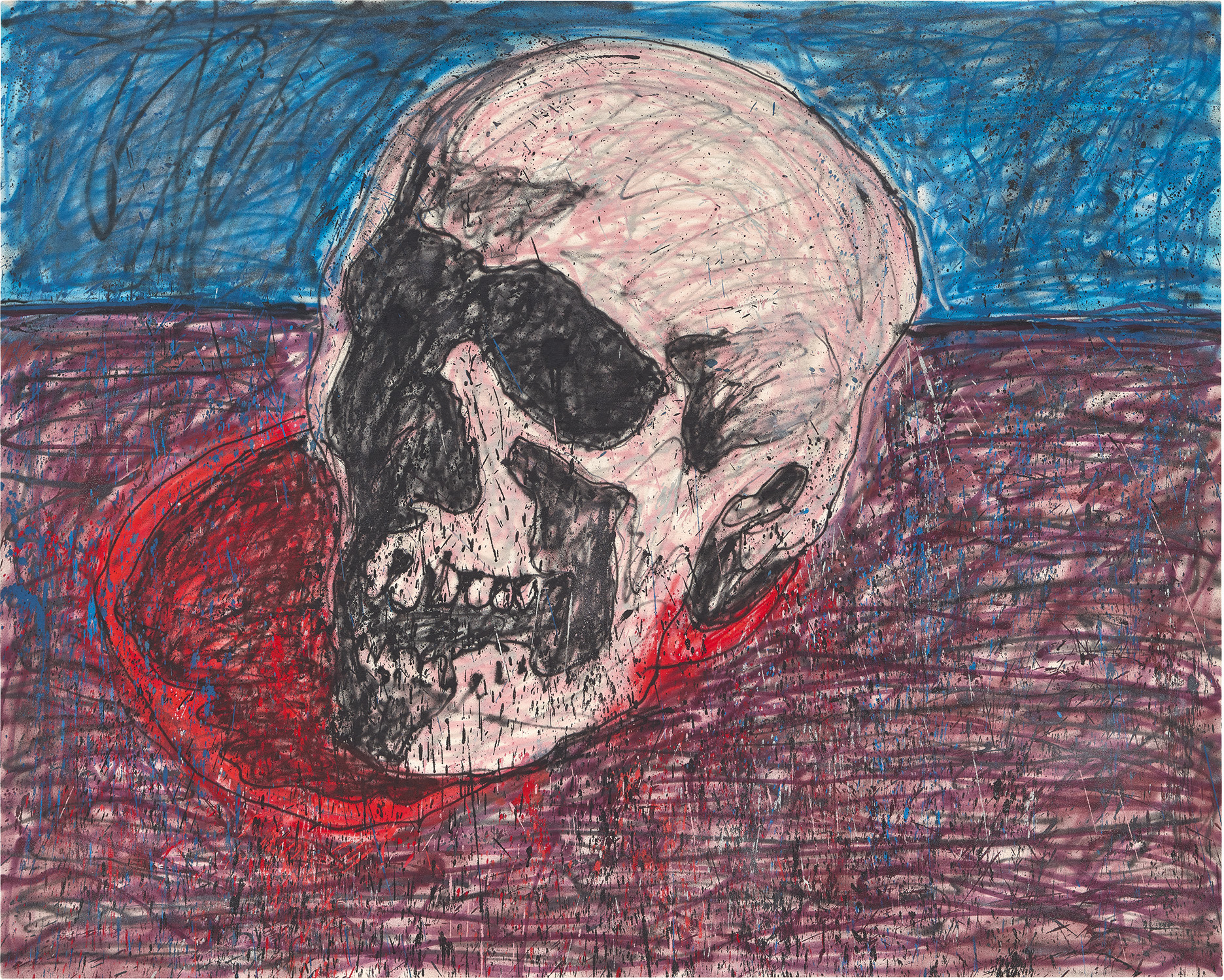 Madsaki — Skull II (inspired by Andy Warhol) 2