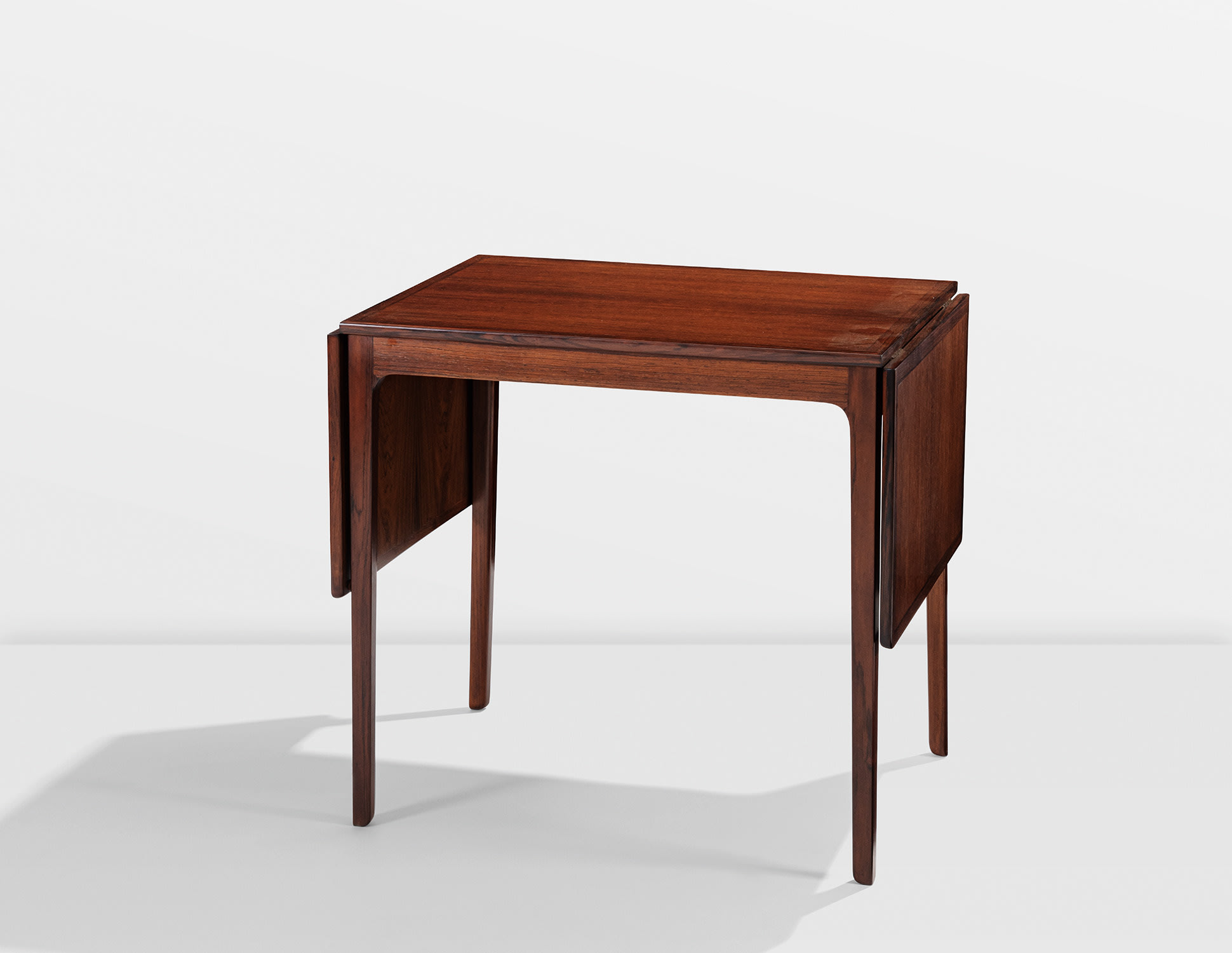 Ole Wanscher — Brazilian rosewood-veneered wood and Brazilian rosewood