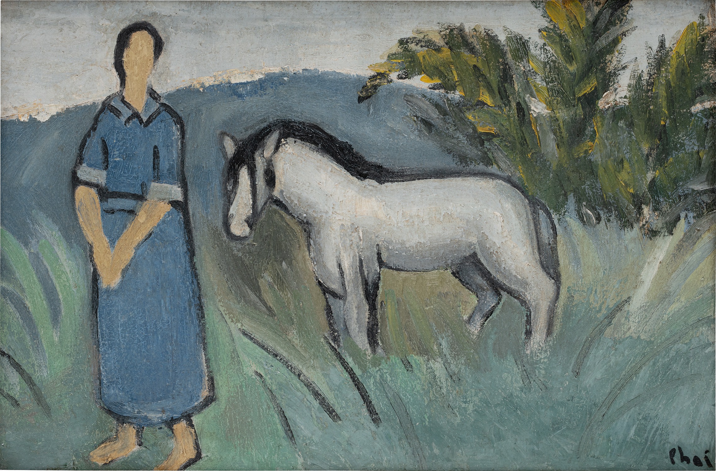 Woman and Horse