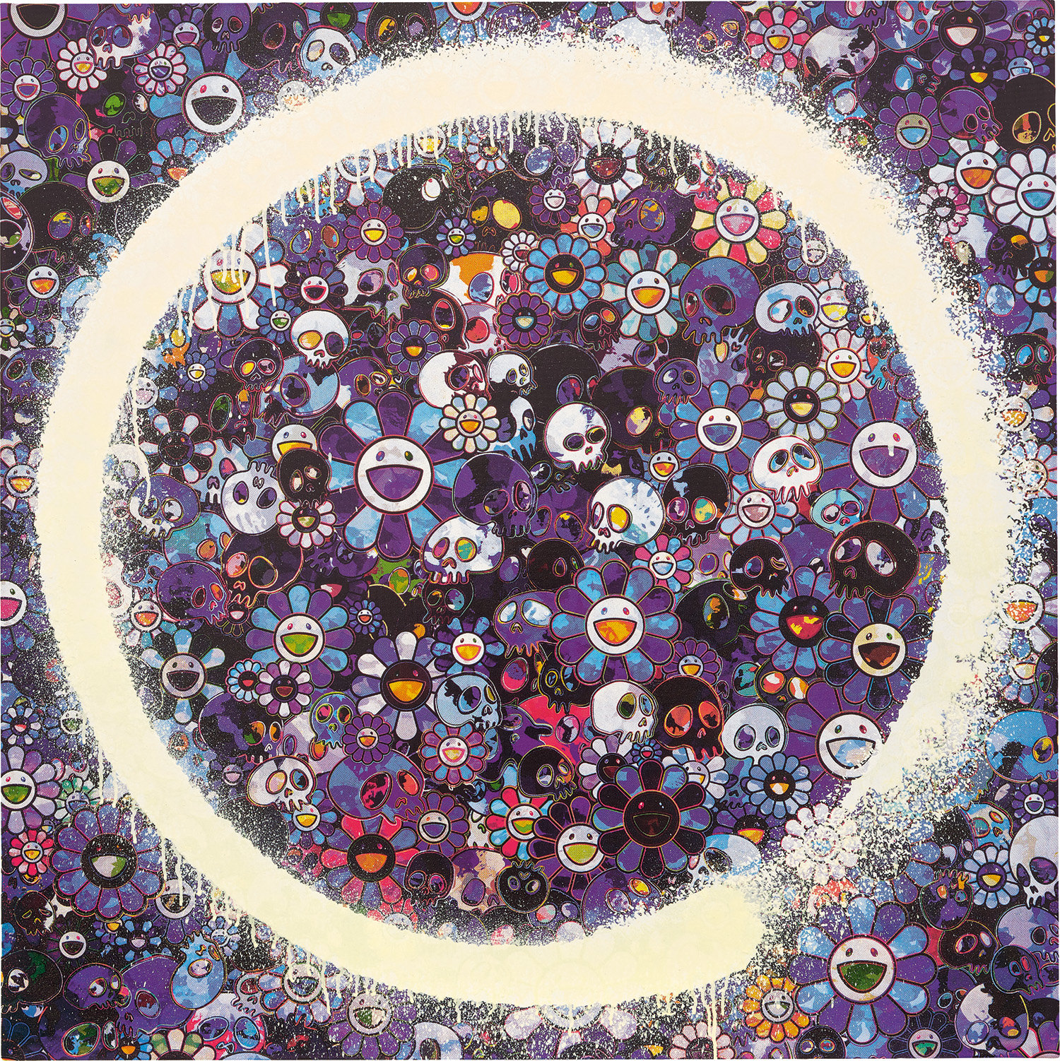 Takashi Murakami — Ensō: In the Fog