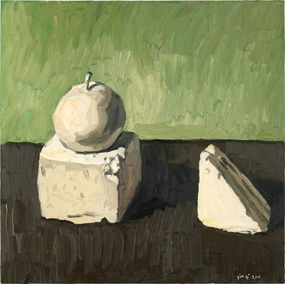 Pear, Beancurd and Cake