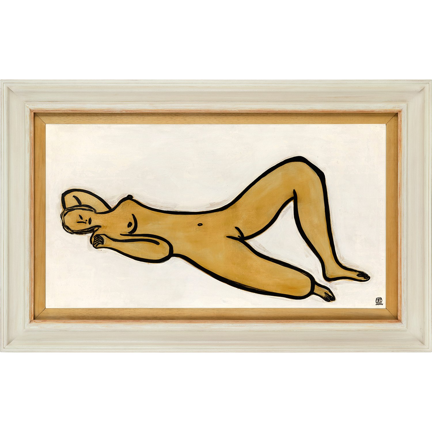 Sanyu — Reclining Nude, with Raised Knee II