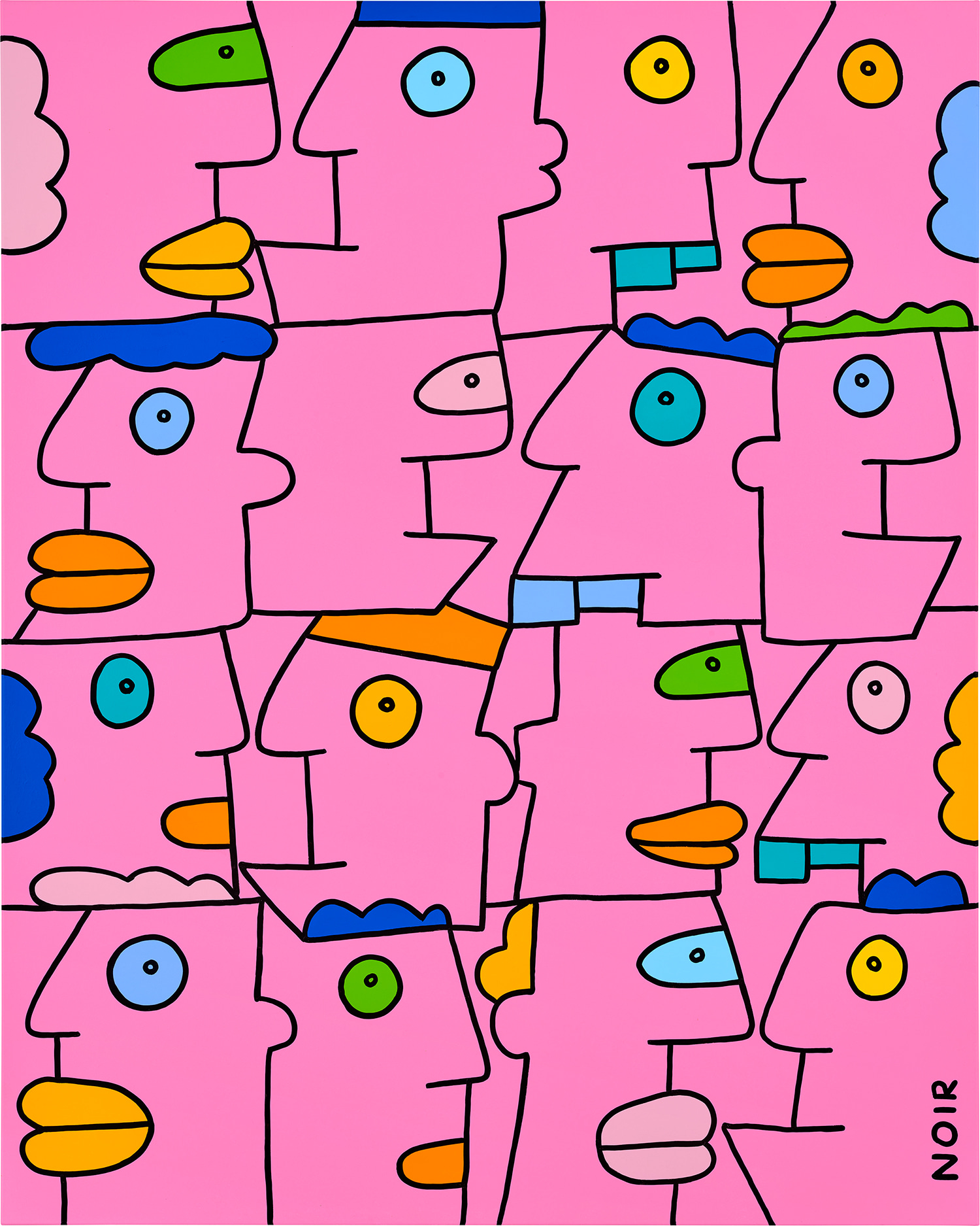 Thierry Noir — Manifest for staying in good spirits on my way to work