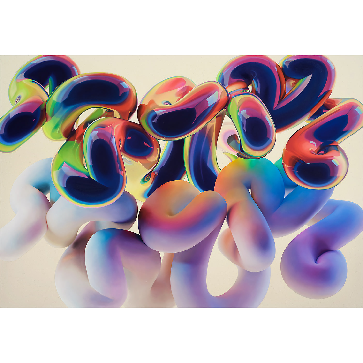 Black and Violet (Double Loop)