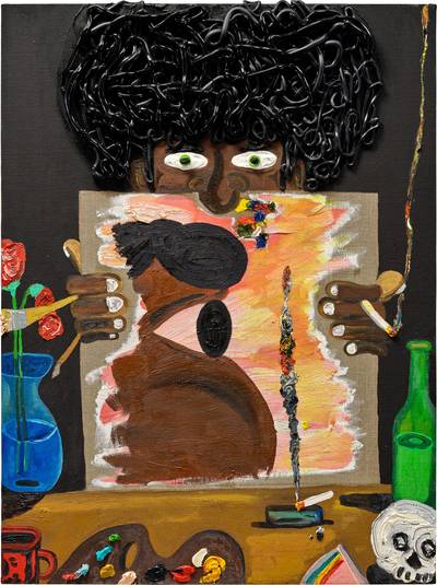 studio visit, lemme see ya face / self portrait #1