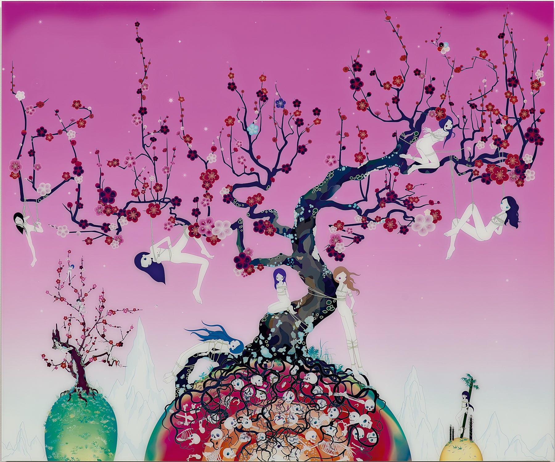 digital print mounted under Plexiglass