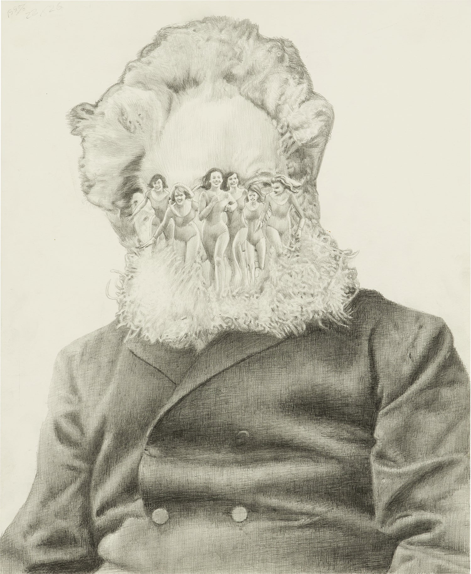 Jim Shaw — Study for Official Portrait #3 (Pillars of Society)