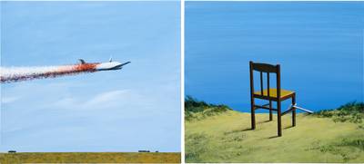 Two works: (i) Missing from Afar; (ii) Wishful Thinking