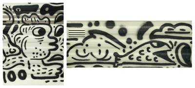 Two works: (i) Caravan Chaos: Side 4 Panel 14; (ii) Caravan Chaos: Side 4 Panel 15