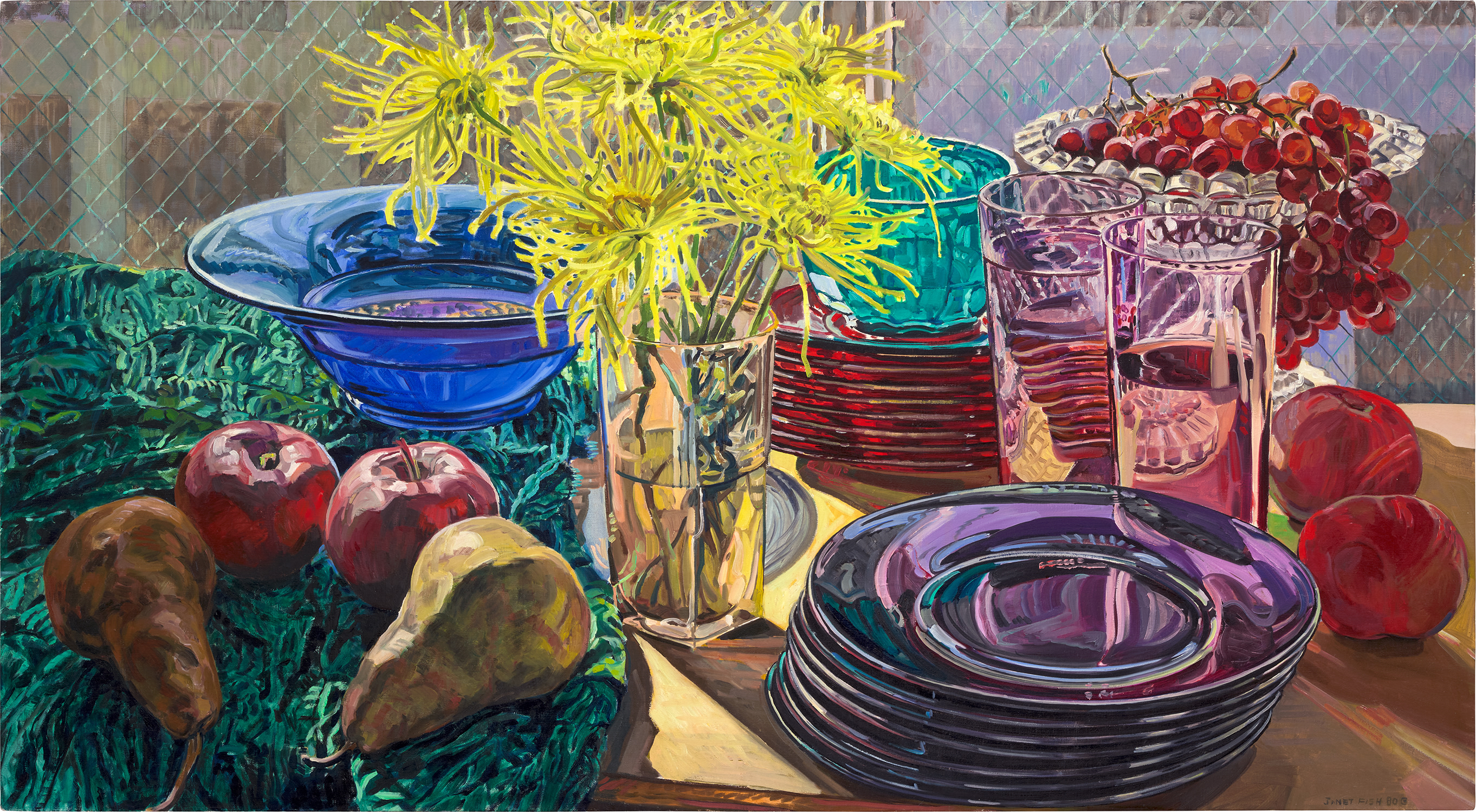 Janet Fish — Fujis and Pears