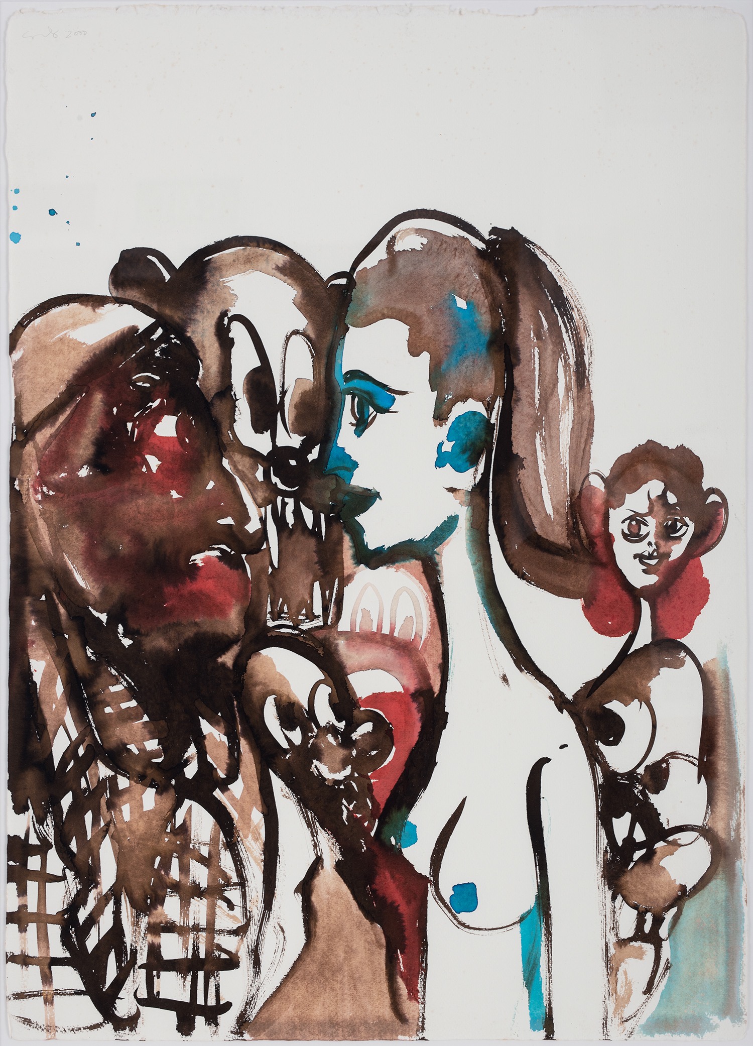 George Condo — Circus Composition