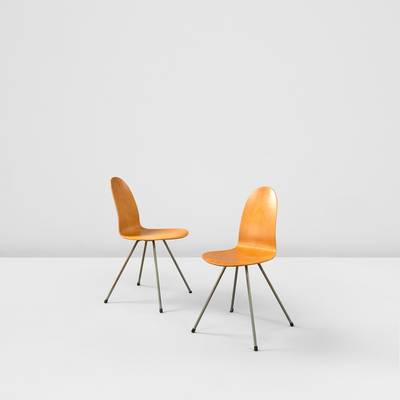 Pair of 'Tongue' chairs, model no. 3106