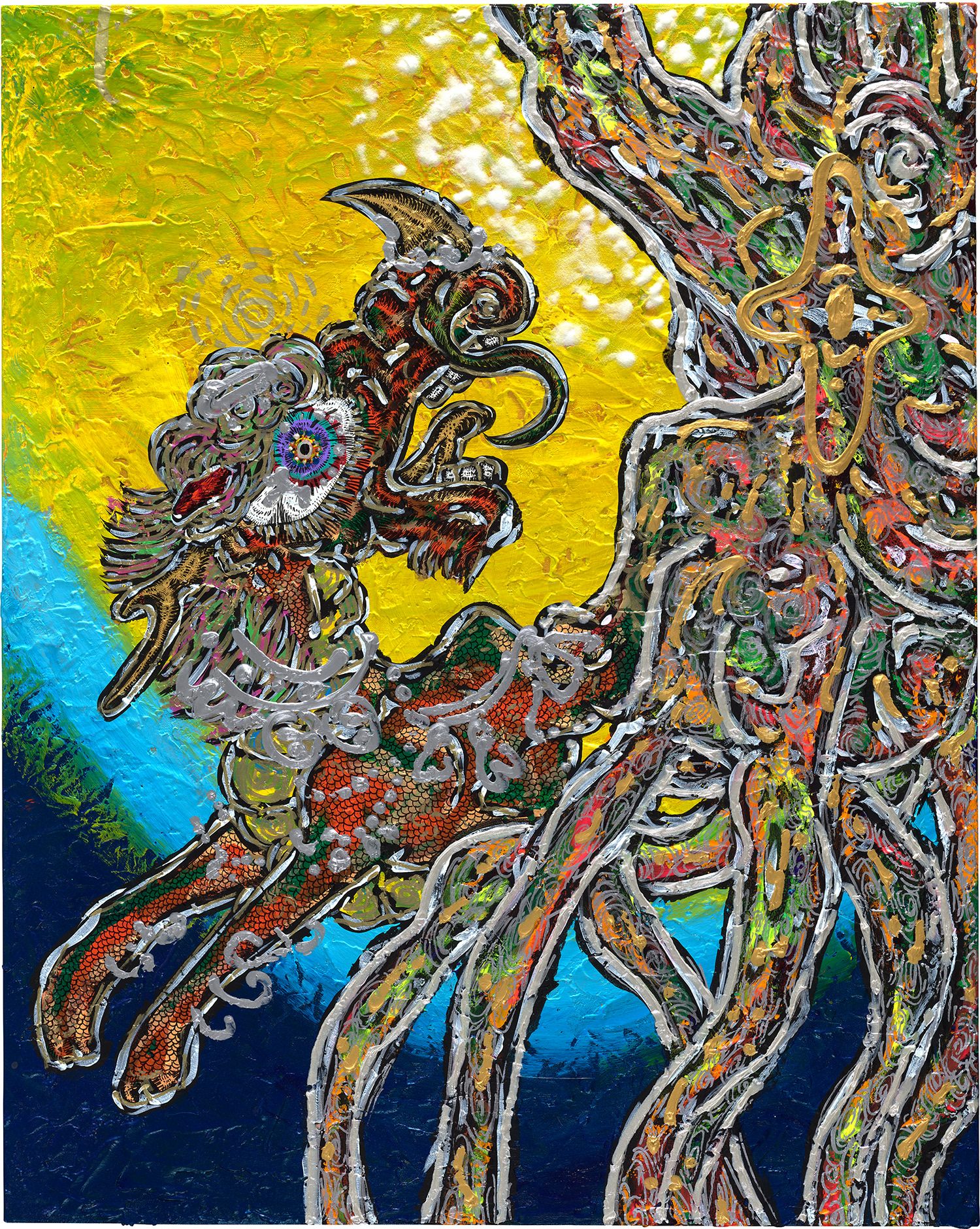 Earth Birthing Qilin