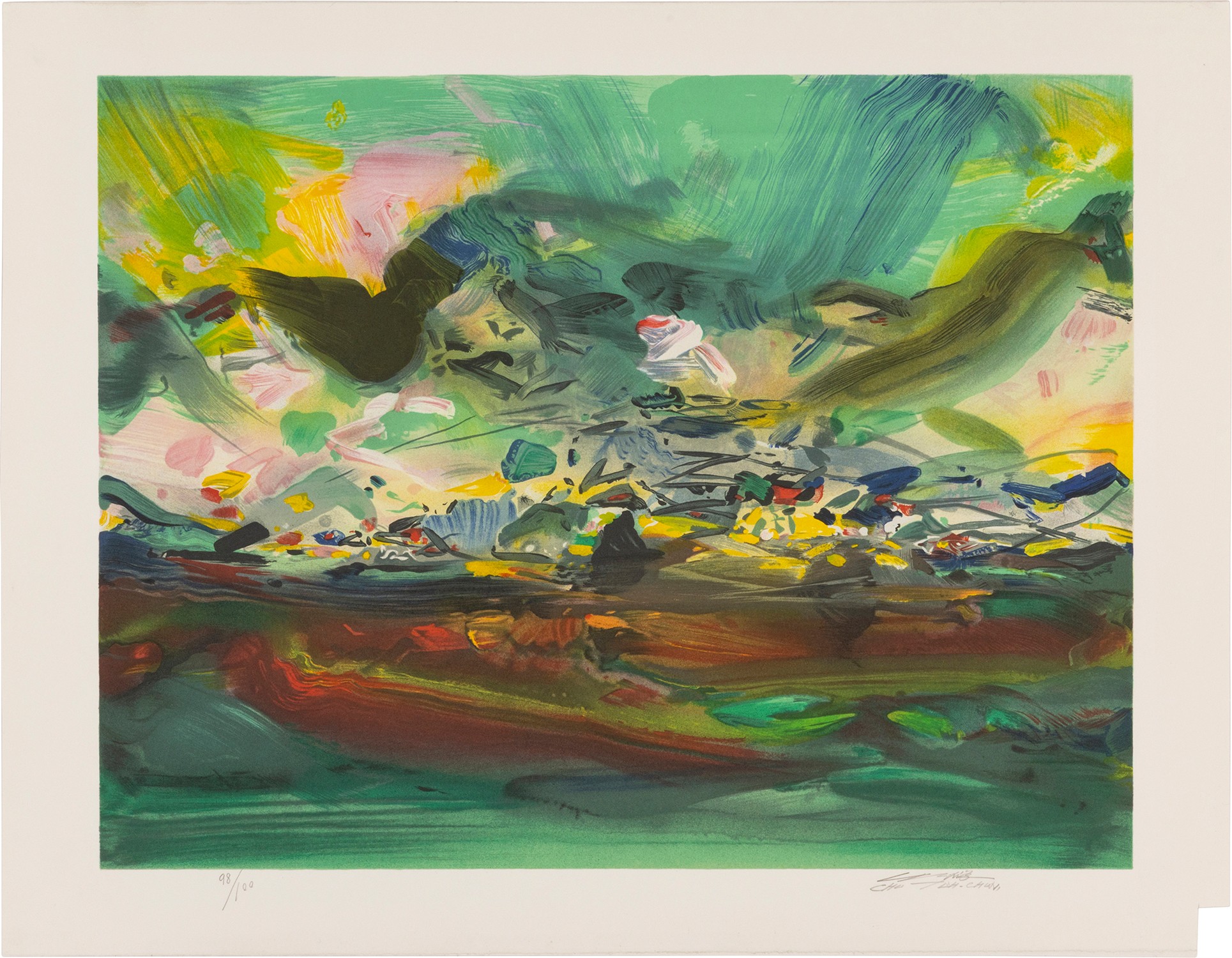 Chu Teh-Chun — Etincelante élégance (Sparkling Elegance)