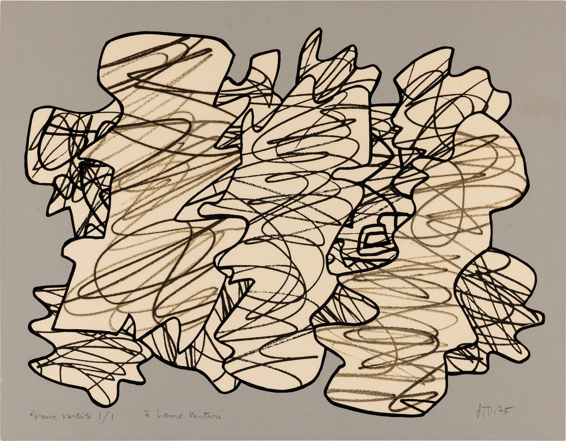Jean Dubuffet — Récit (Story) (W. 1185)