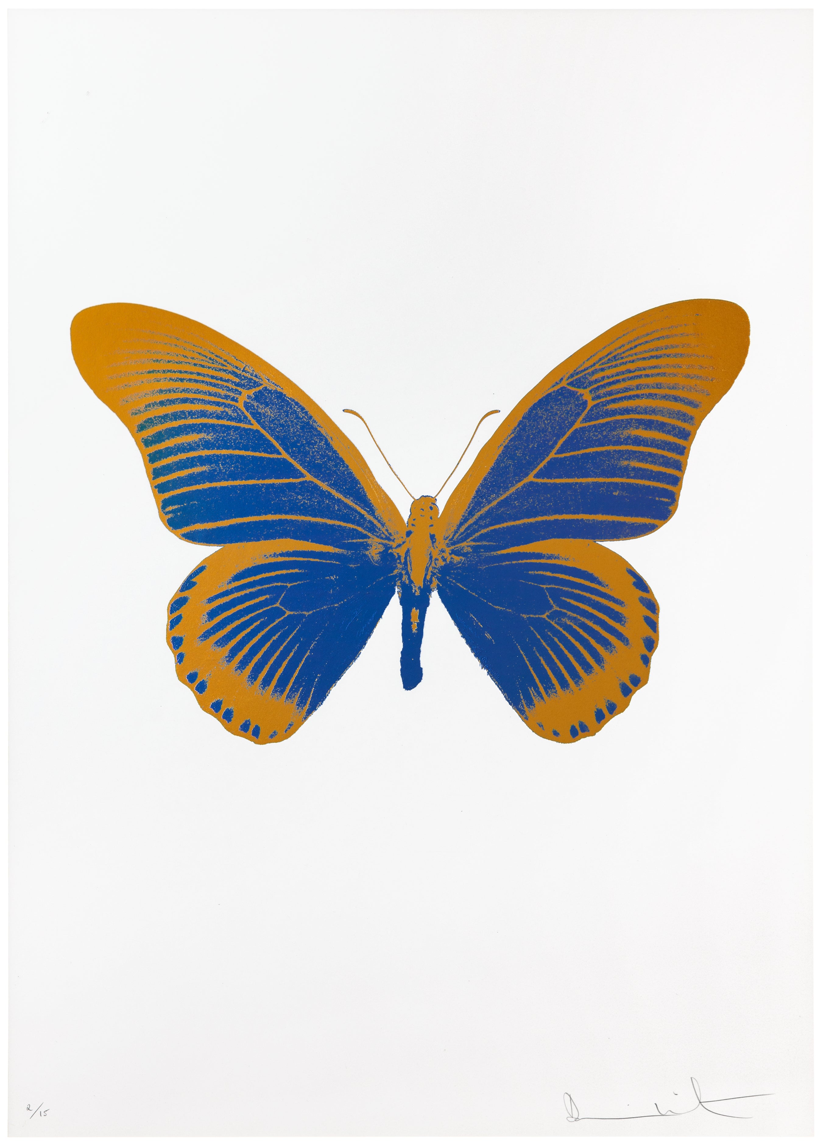 Damien Hirst — The Souls IV - Frost Blue/Paradise Copper