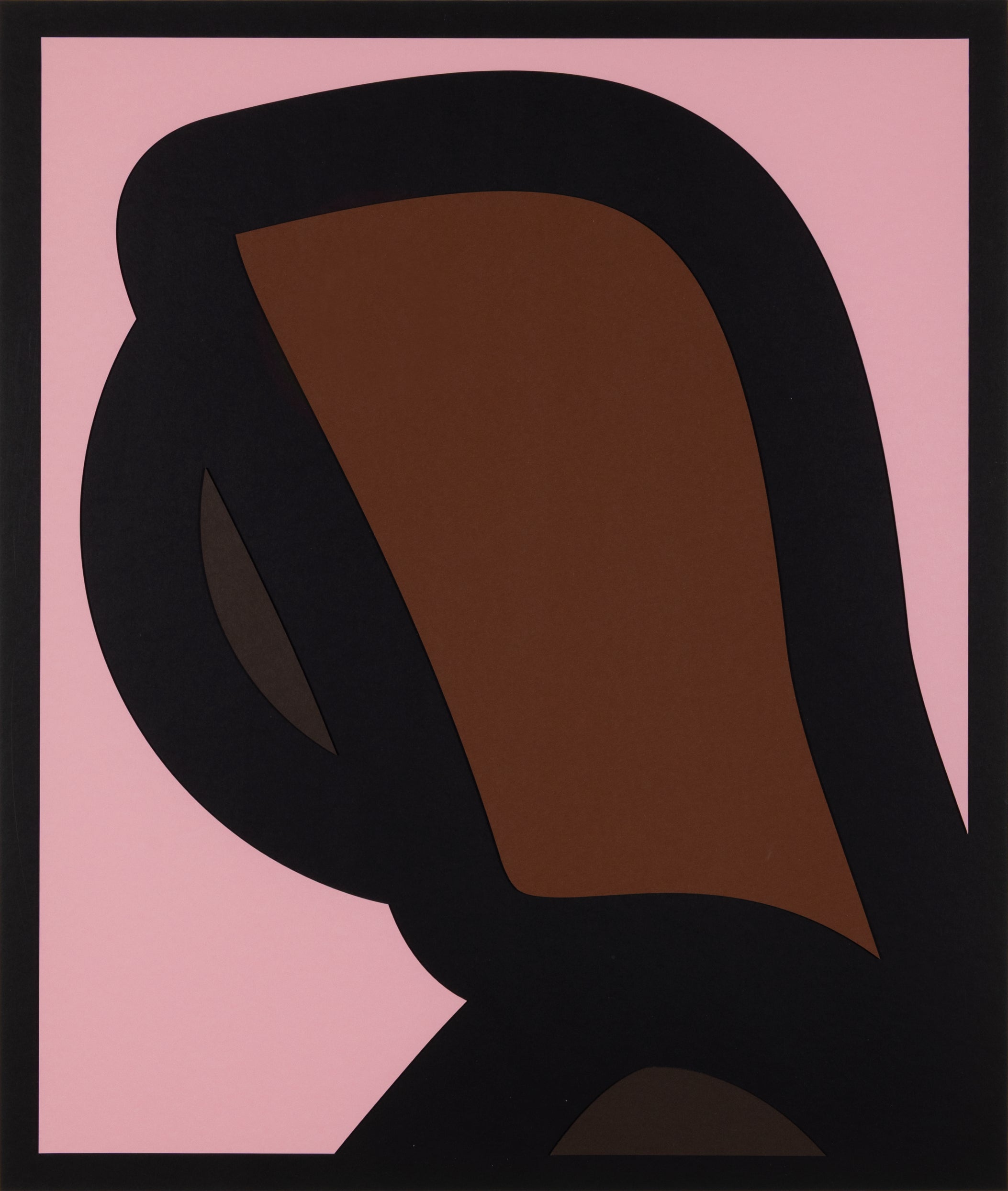Julian Opie — Paper Head 1, from Paper Heads