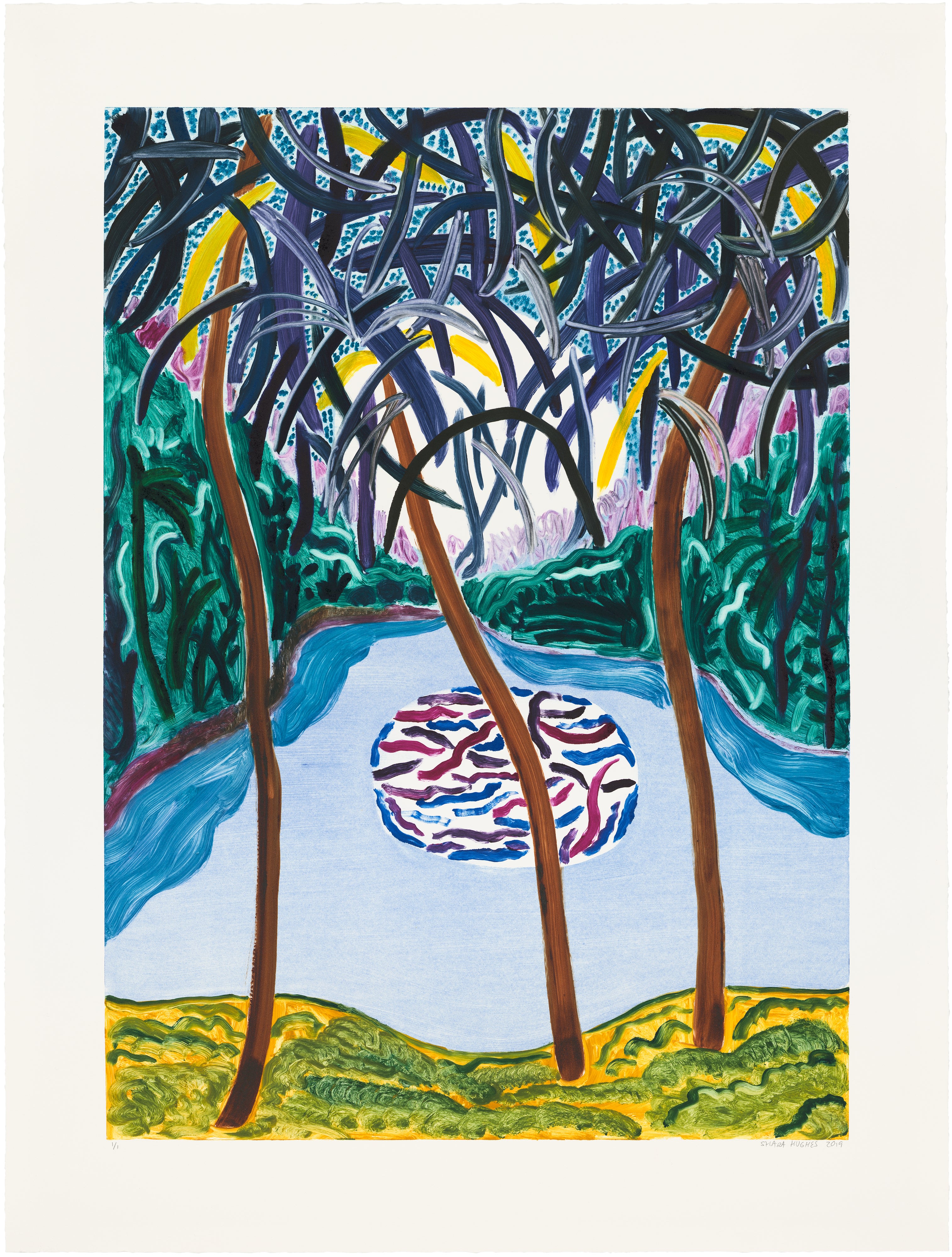 Shara Hughes — Full Moon Cove