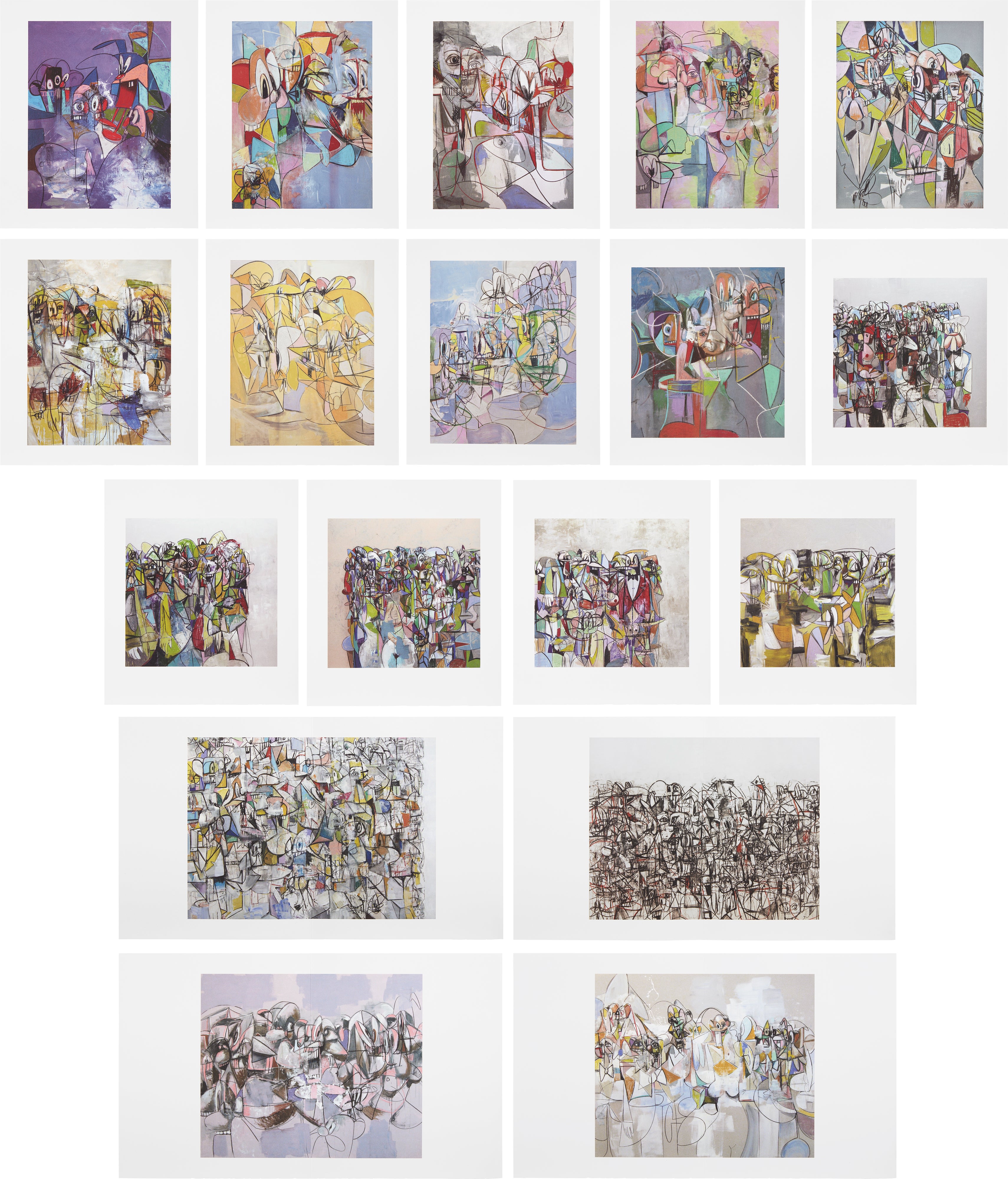 George Condo — Drawing Paintings