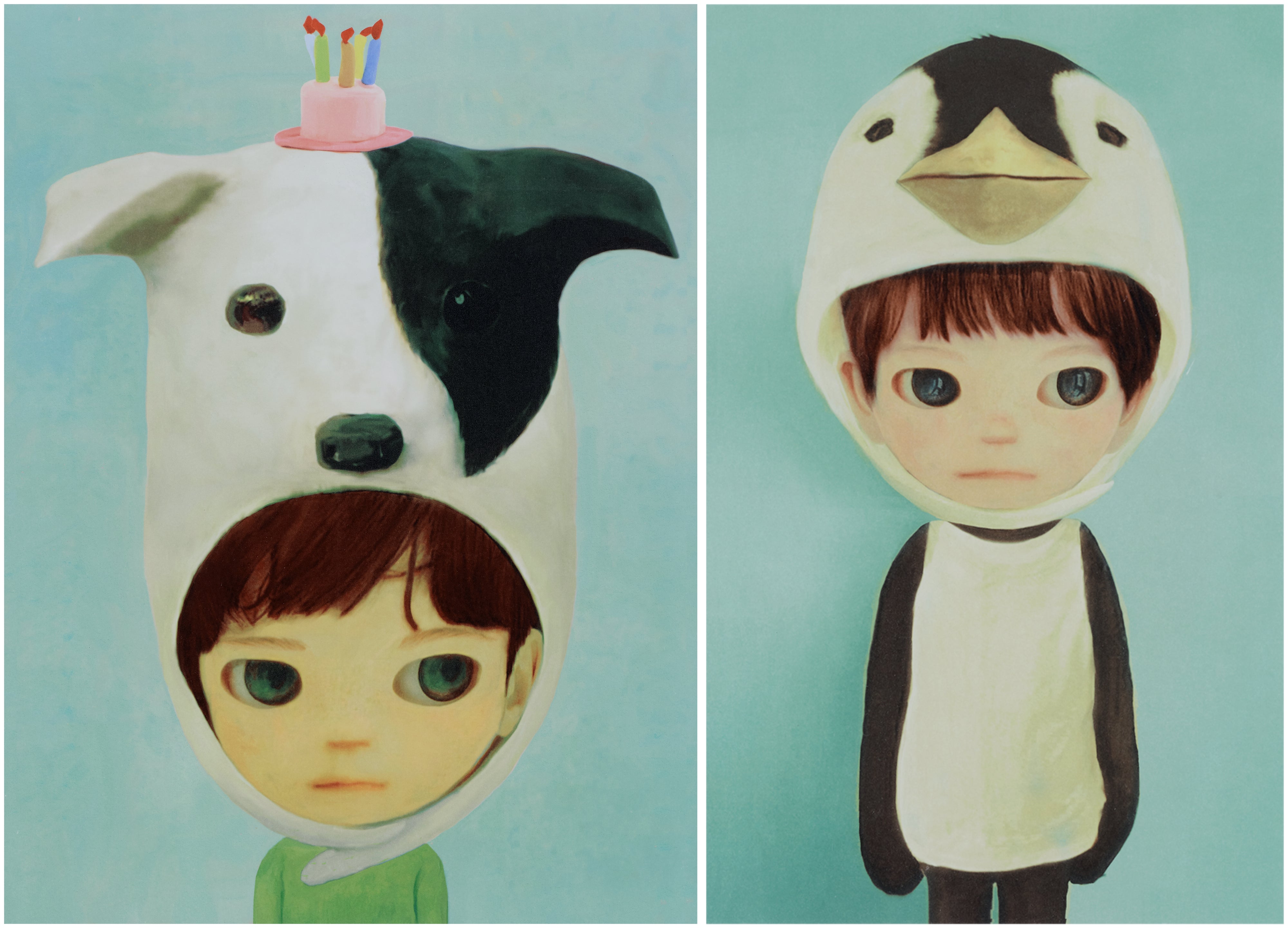 Cake Hat; and Penguin Boy