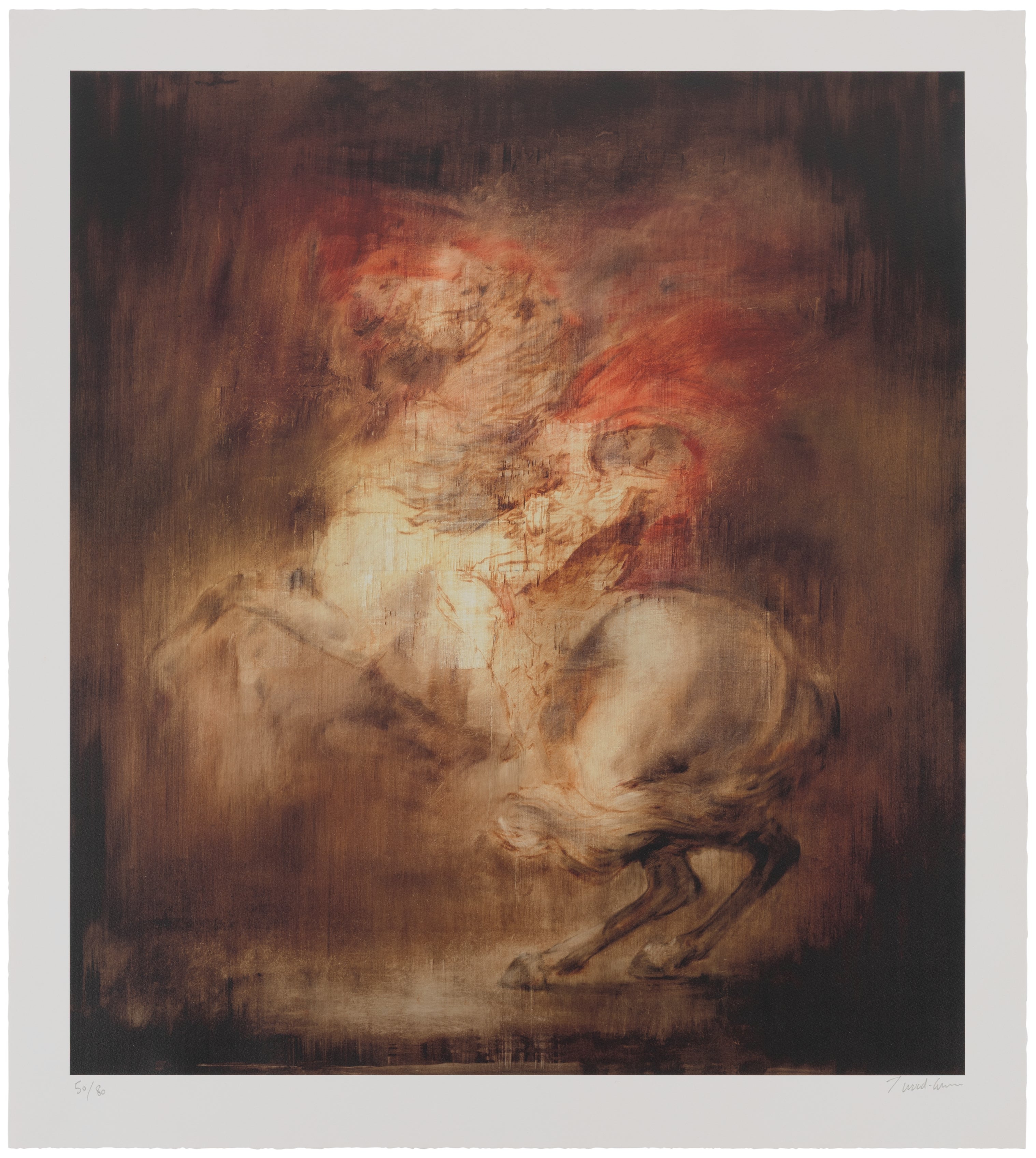 Jake Wood-Evans — Napoleon Crossing the Alps, after Jacques-Louis David