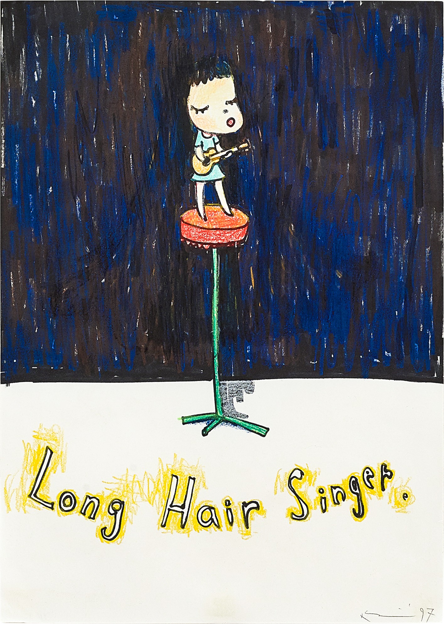 Yoshitomo Nara — Long Hair Singer 長髮歌手