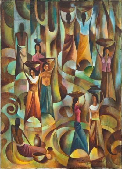 Market Scene, Bali  巴厘市場景象