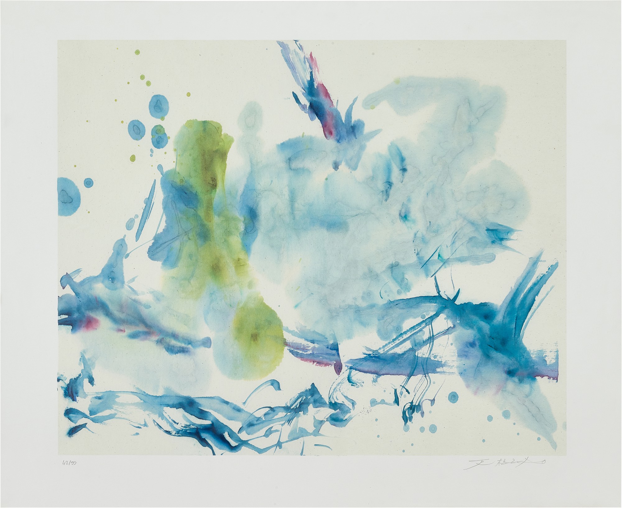 Zao Wou-Ki — Saint Tropez 聖特羅佩