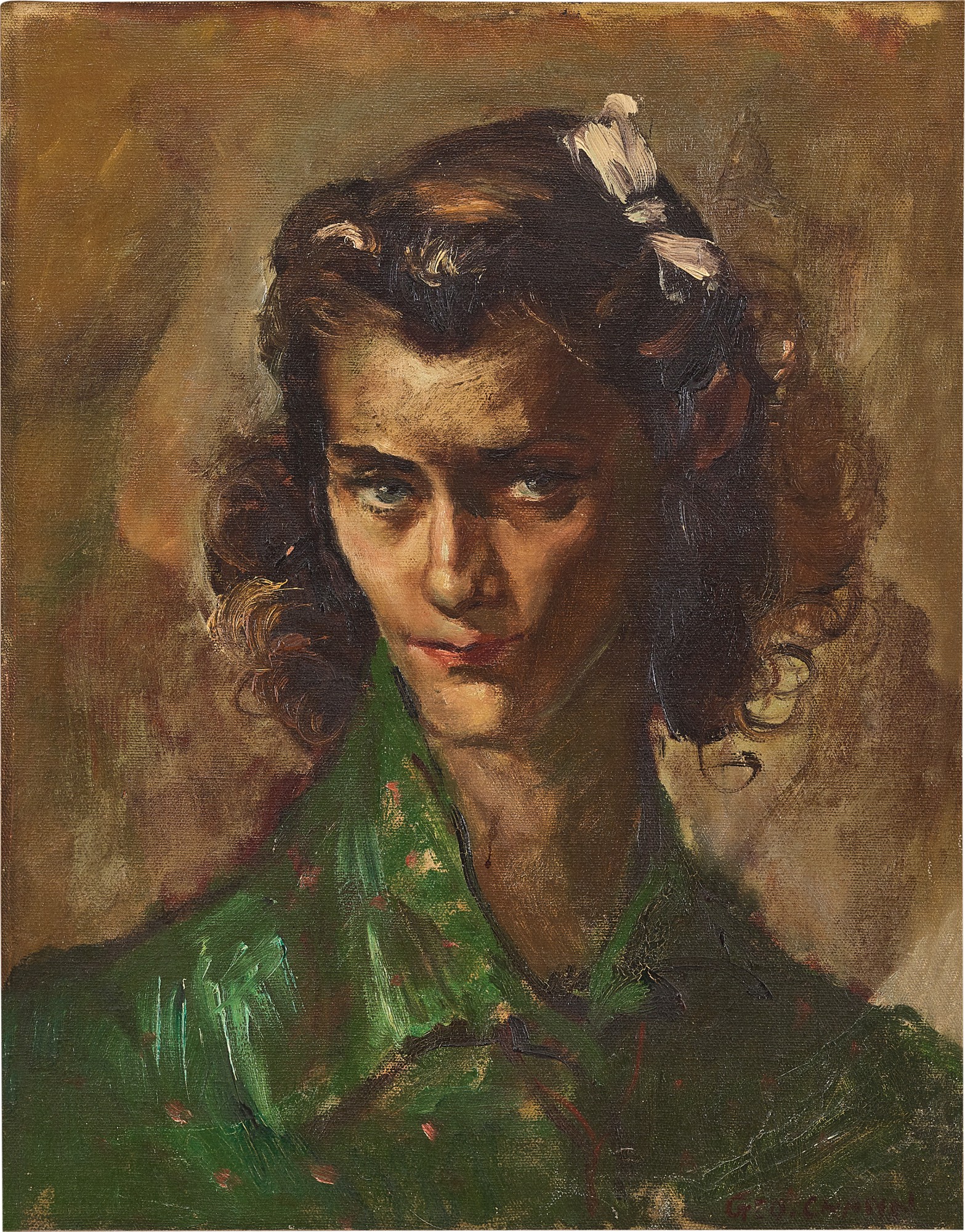 George Chann — Untitled (Portrait of a Woman) 無題仕女（肖像）