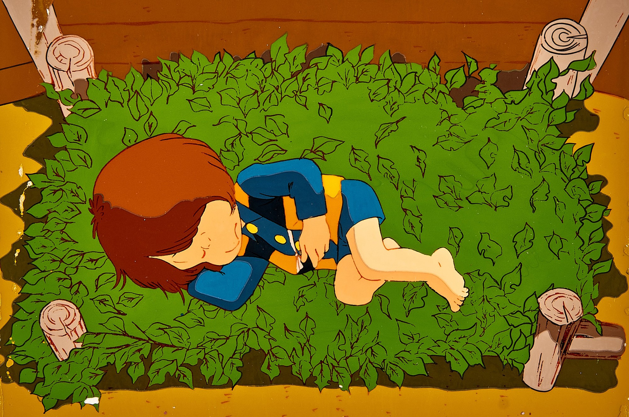 GeGeGe no Kitarō by Toei Animation Co., Ltd. — 鬼太郎，開場格賽璐璐，附線稿及印刷背景