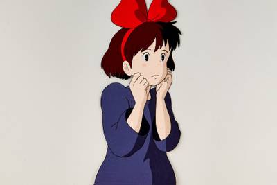 驚訝地托著下巴的琪琪賽璐璐