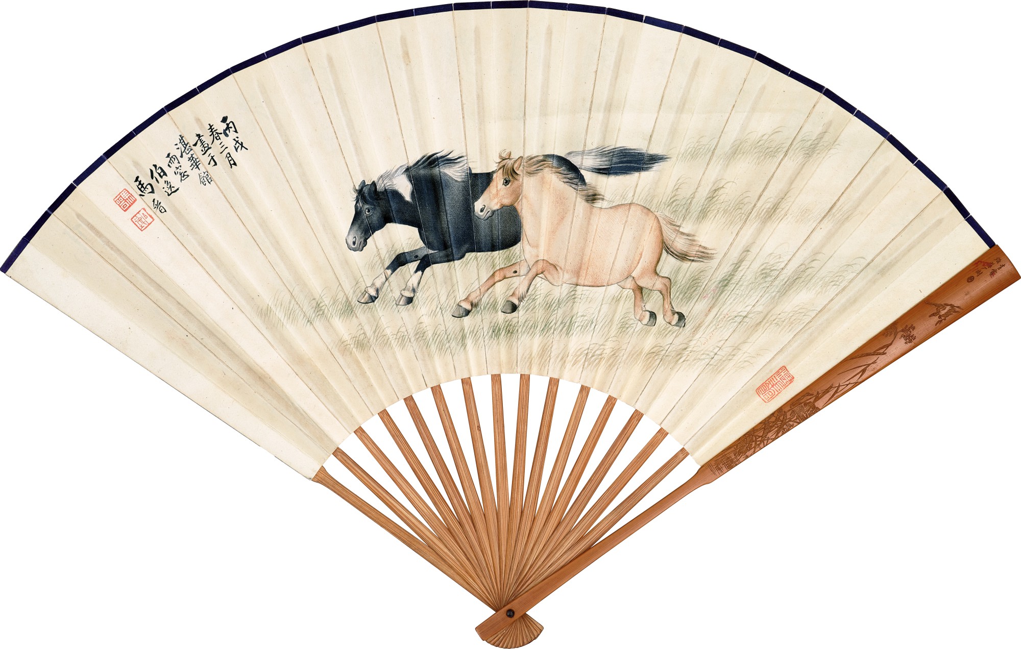 Ma Jin — 草原雙駿 Galloping Horses