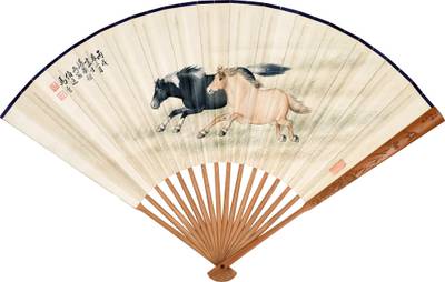 草原雙駿 Galloping Horses