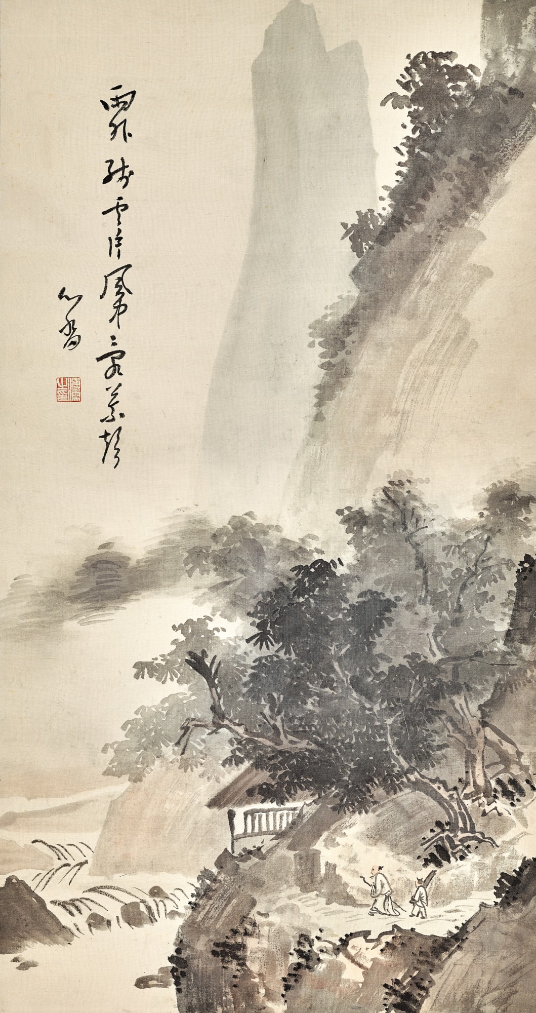 谿山雨過 Mountains Scenery after Rain