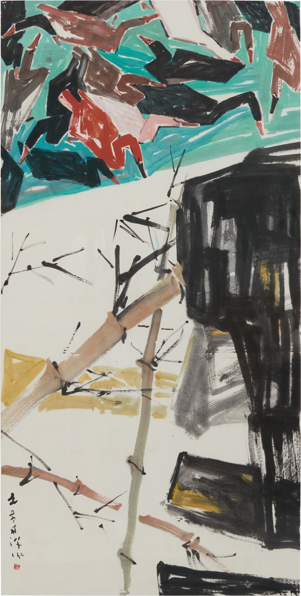 Chen Wen Hsi — Riverside Ducks 河邊水鴨