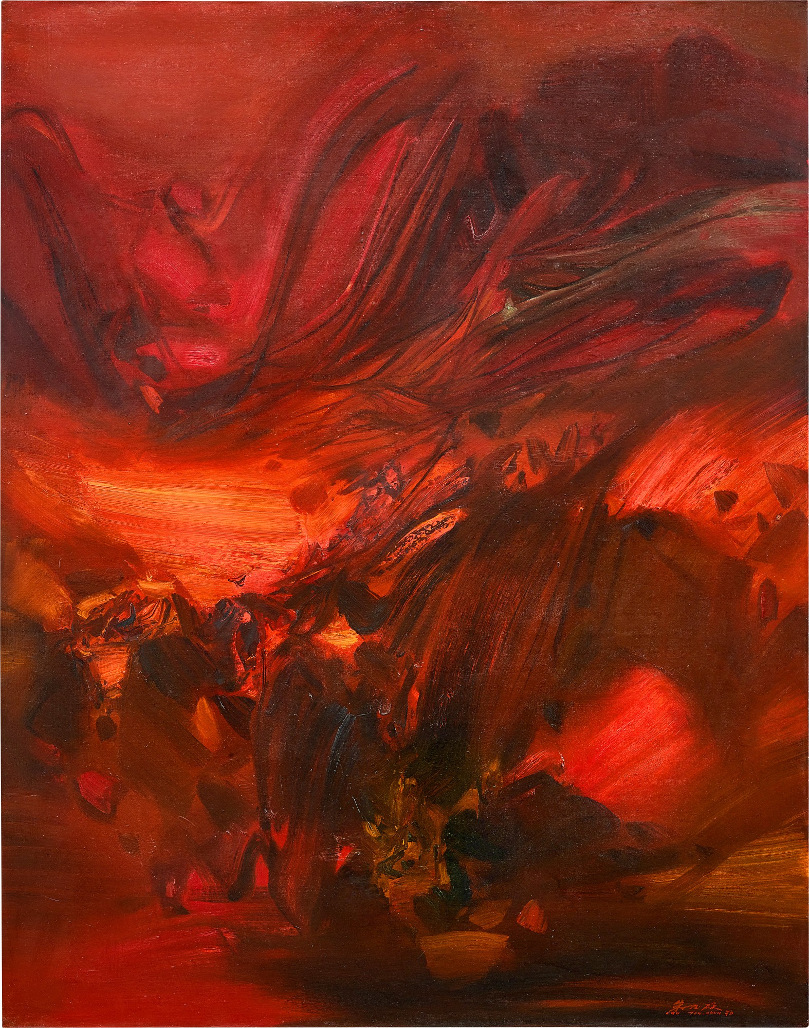 Chu Teh-Chun — Sans titre 無題