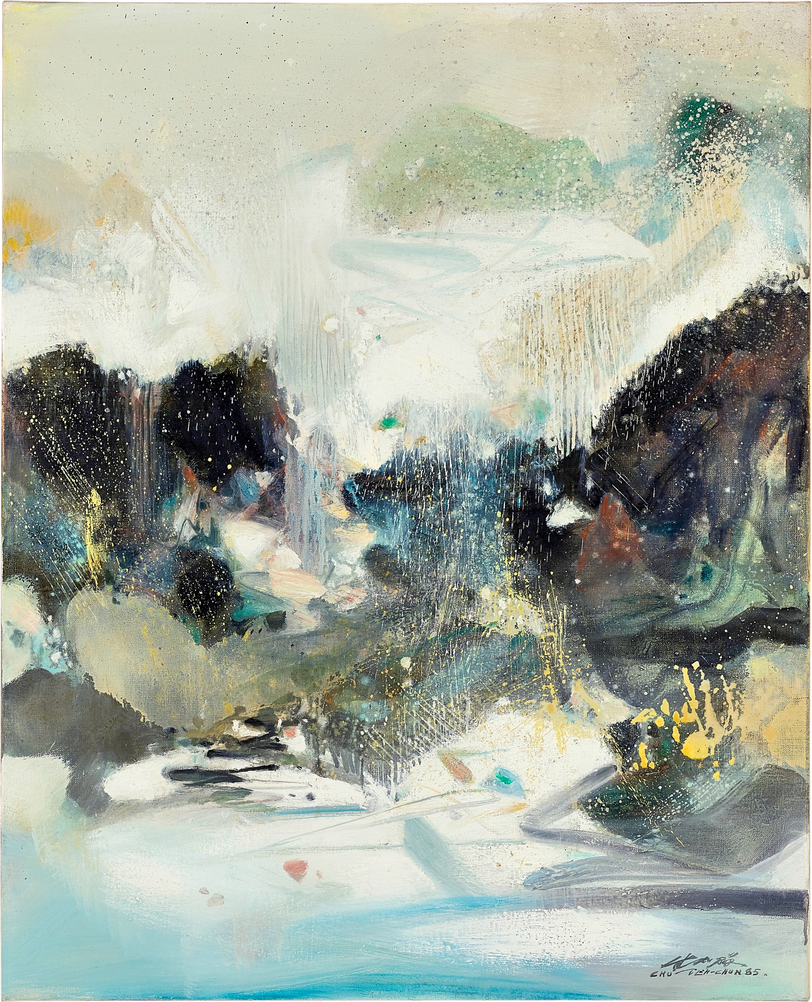 Chu Teh-Chun — Le 15 Mai 1985 一九八五年五月十五日