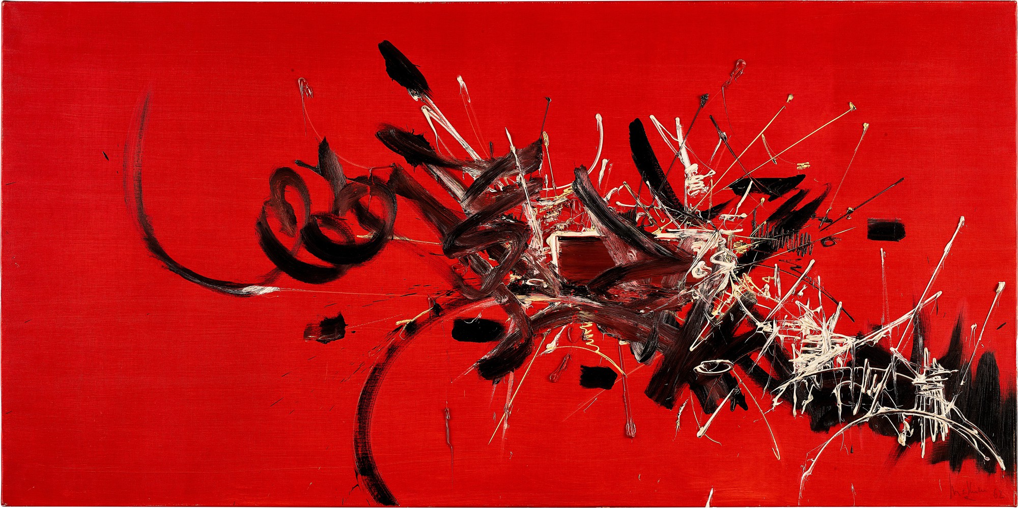 Georges Mathieu — Petit embrasement du Palais d'Alcine 阿爾奇娜宮的花火