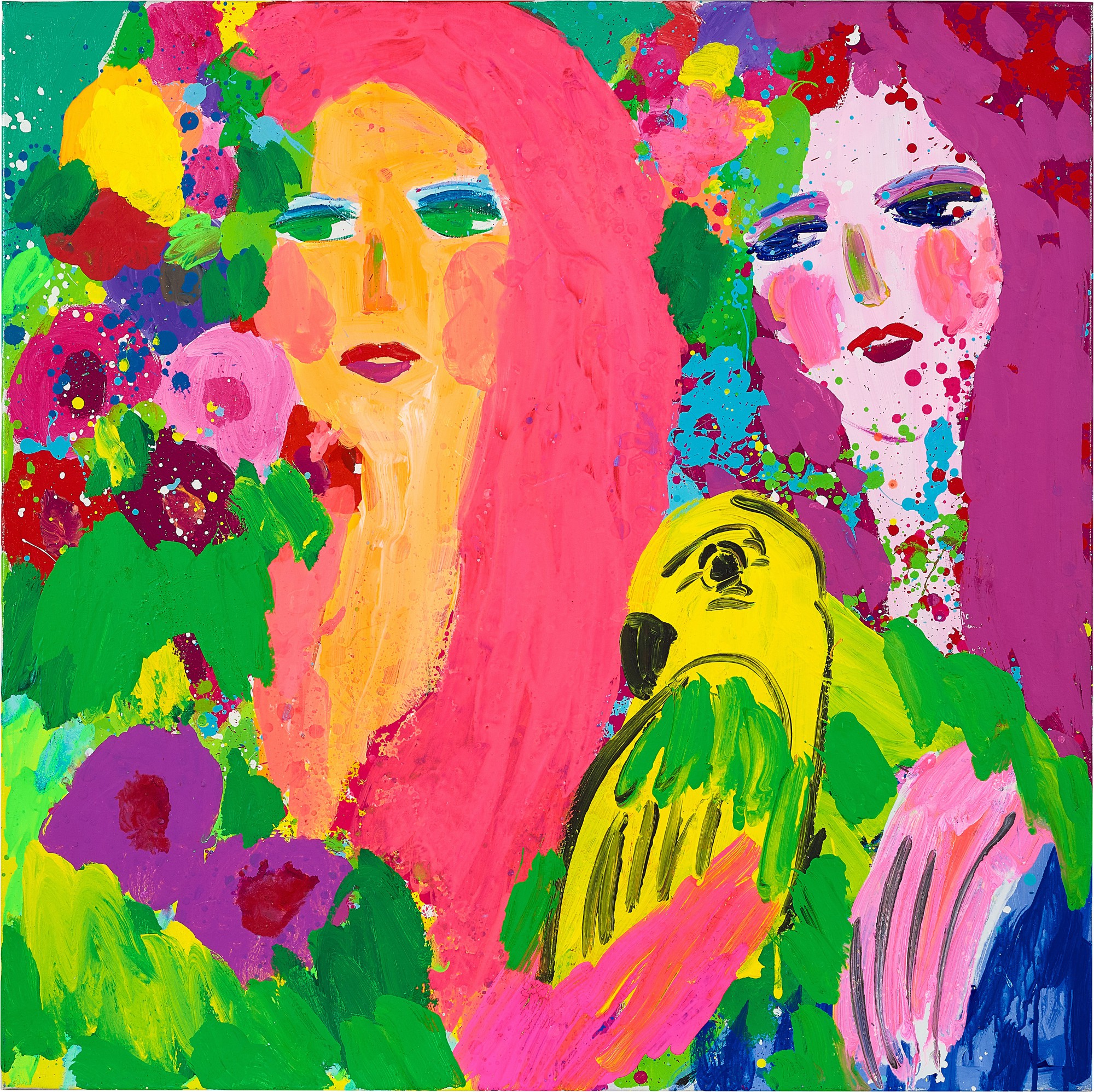 Walasse Ting — Please Come Have Tea with Us 一起來品茶