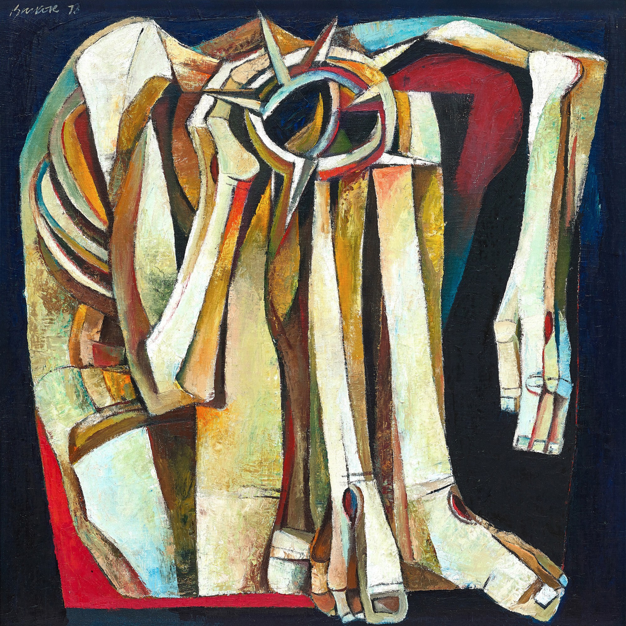 Ang Kiukok — Pieta "Crown of Thorns" 聖母憐子圖 “荊棘冠”