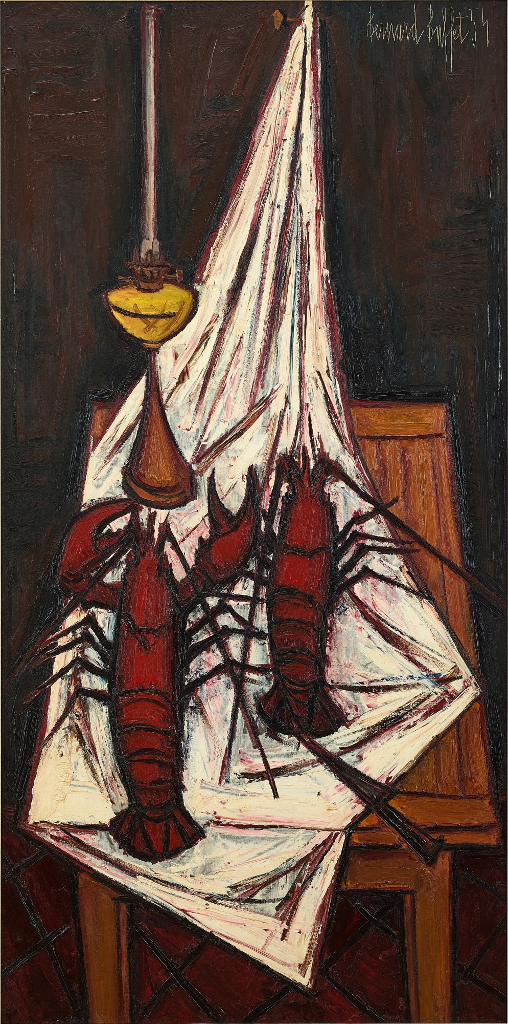 Bernard Buffet — Les deux homards 兩隻龍蝦