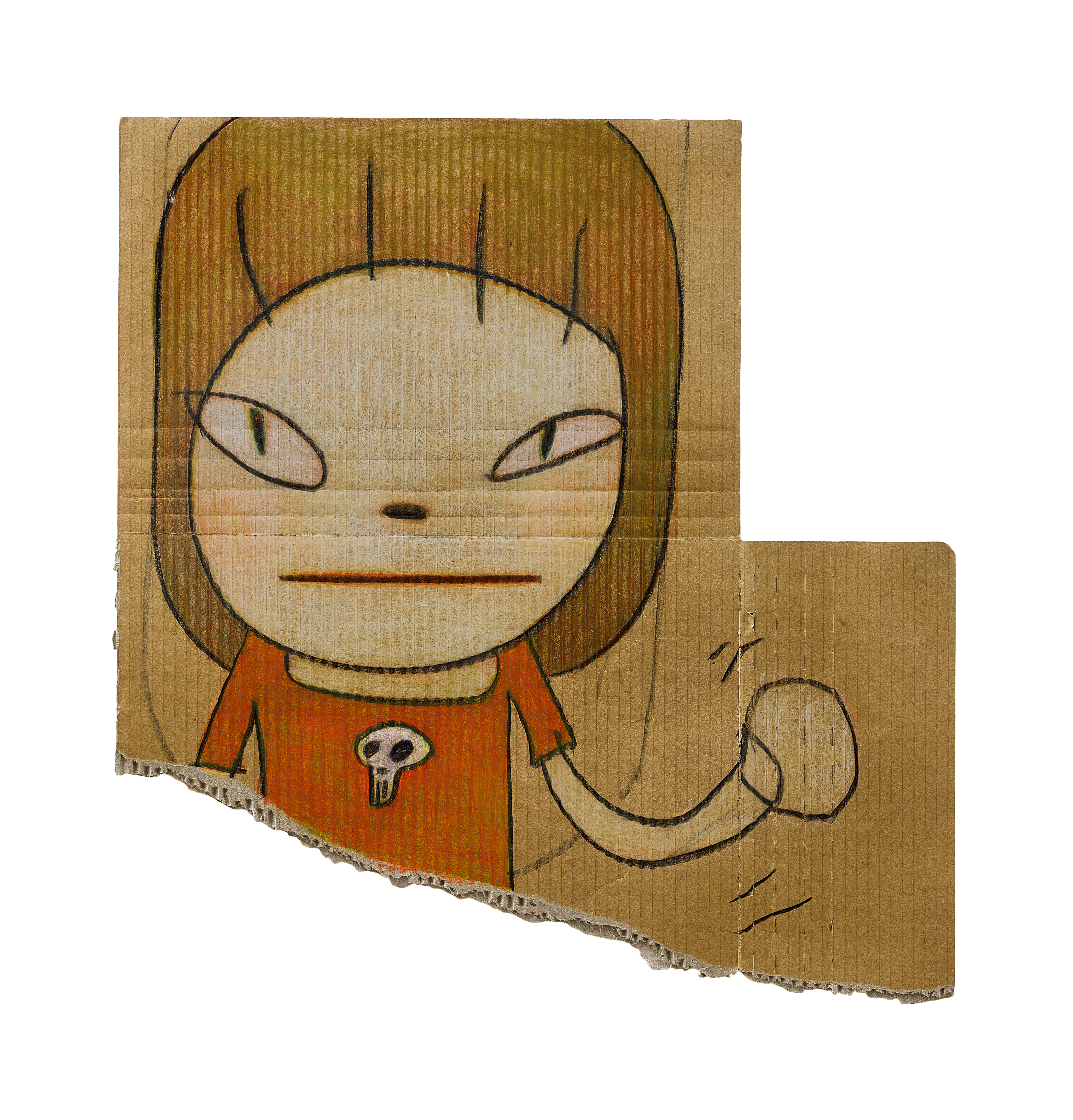 Yoshitomo Nara — With the Skull Brooch 帶著骷髏胸針