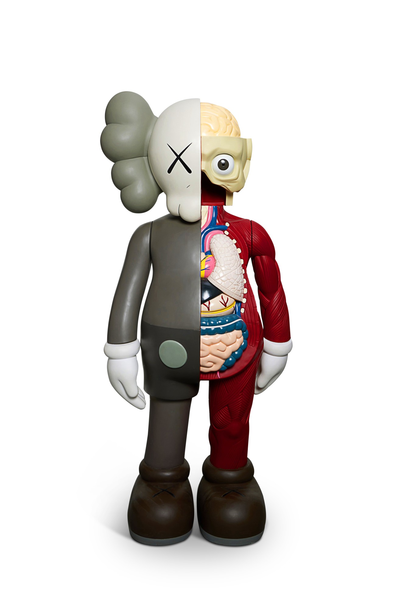 KAWS — Four Foot Dissected Companion (brown) 解剖同伴（棕色）