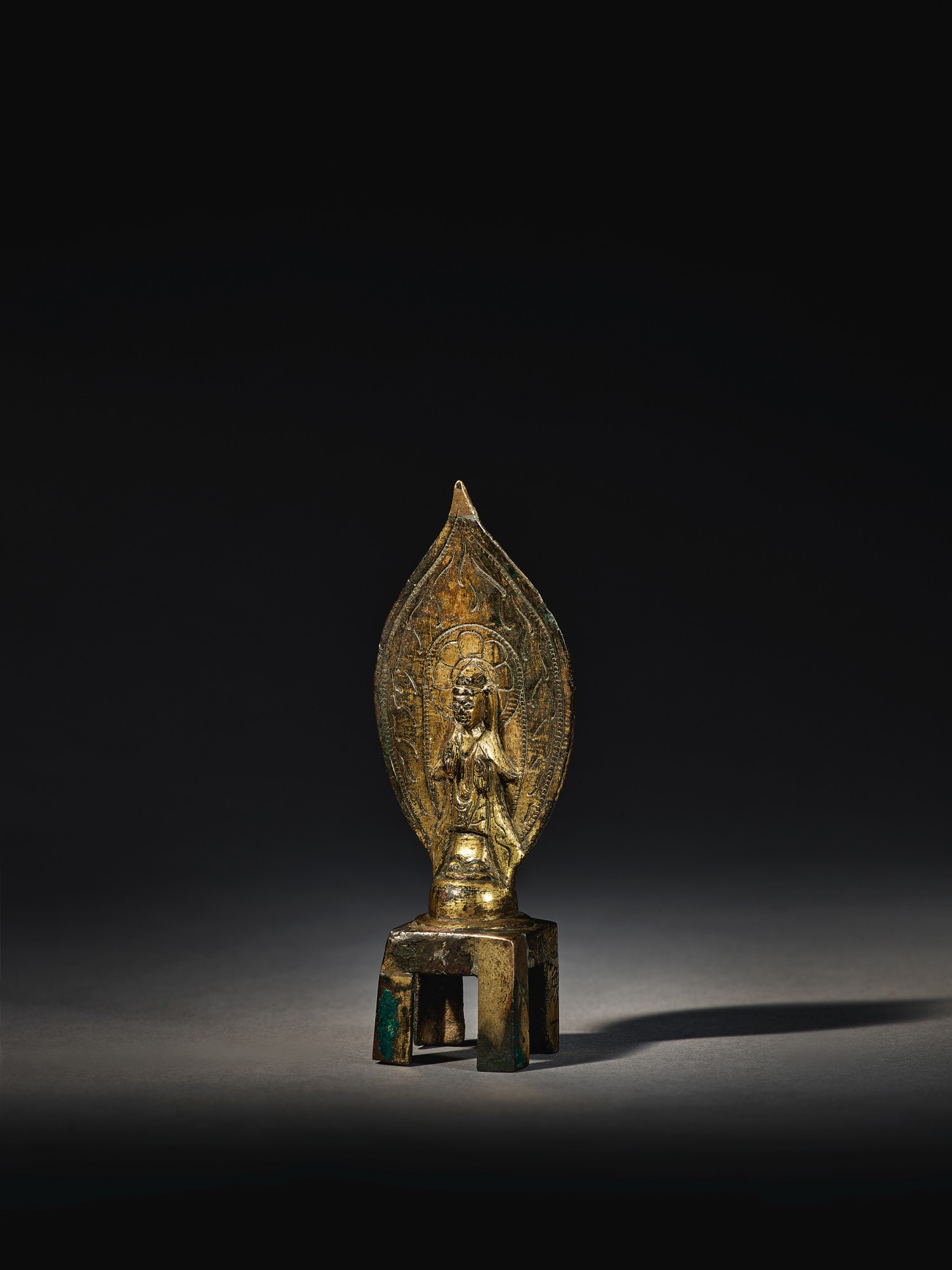 Unknown (Historical) — 隋 鎏金銅菩薩立像