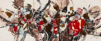 Jose Joya 荷西·荷雅  Untitled (triptych)  無題（三聯屏）