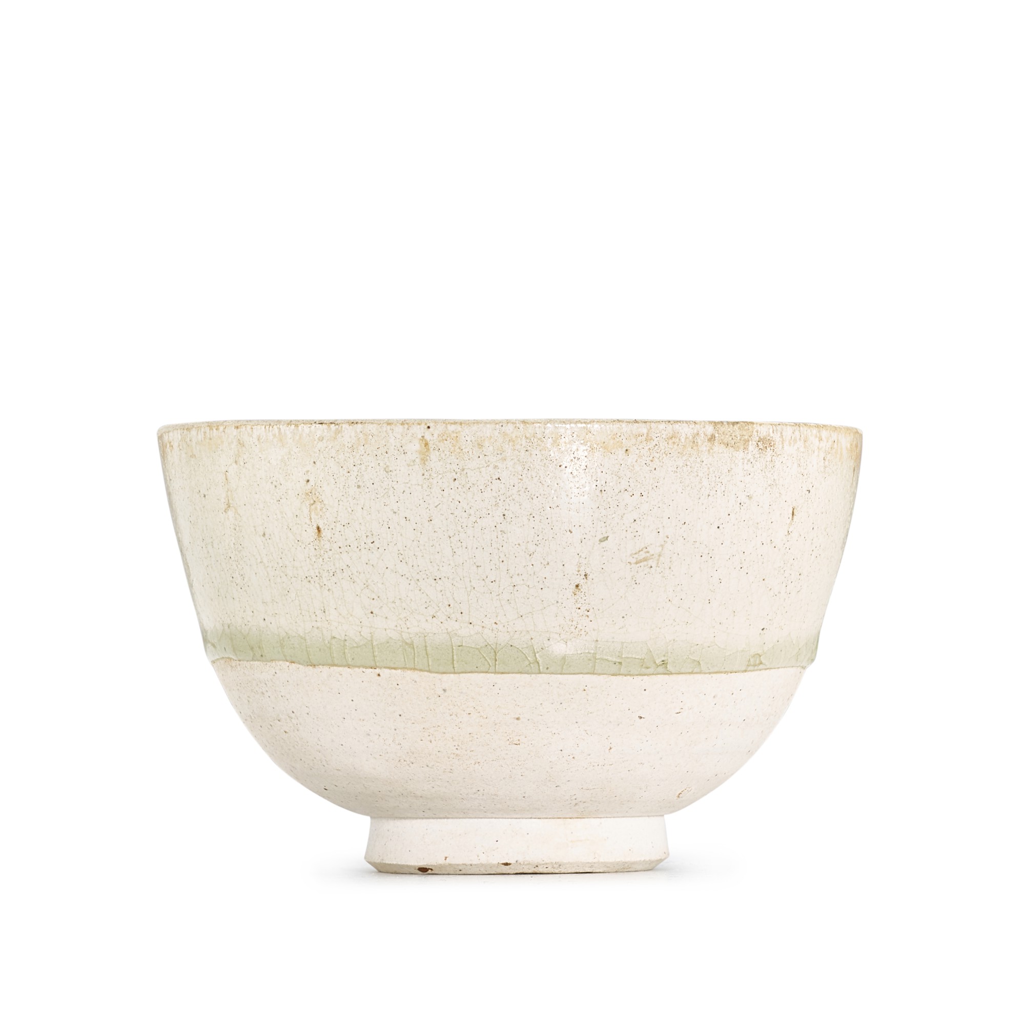 A transparent-glazed whiteware deep bowl, — A transparent-glazed whiteware deep bowl, Sui - early Tang dynasty  隋至唐初 透明釉盌