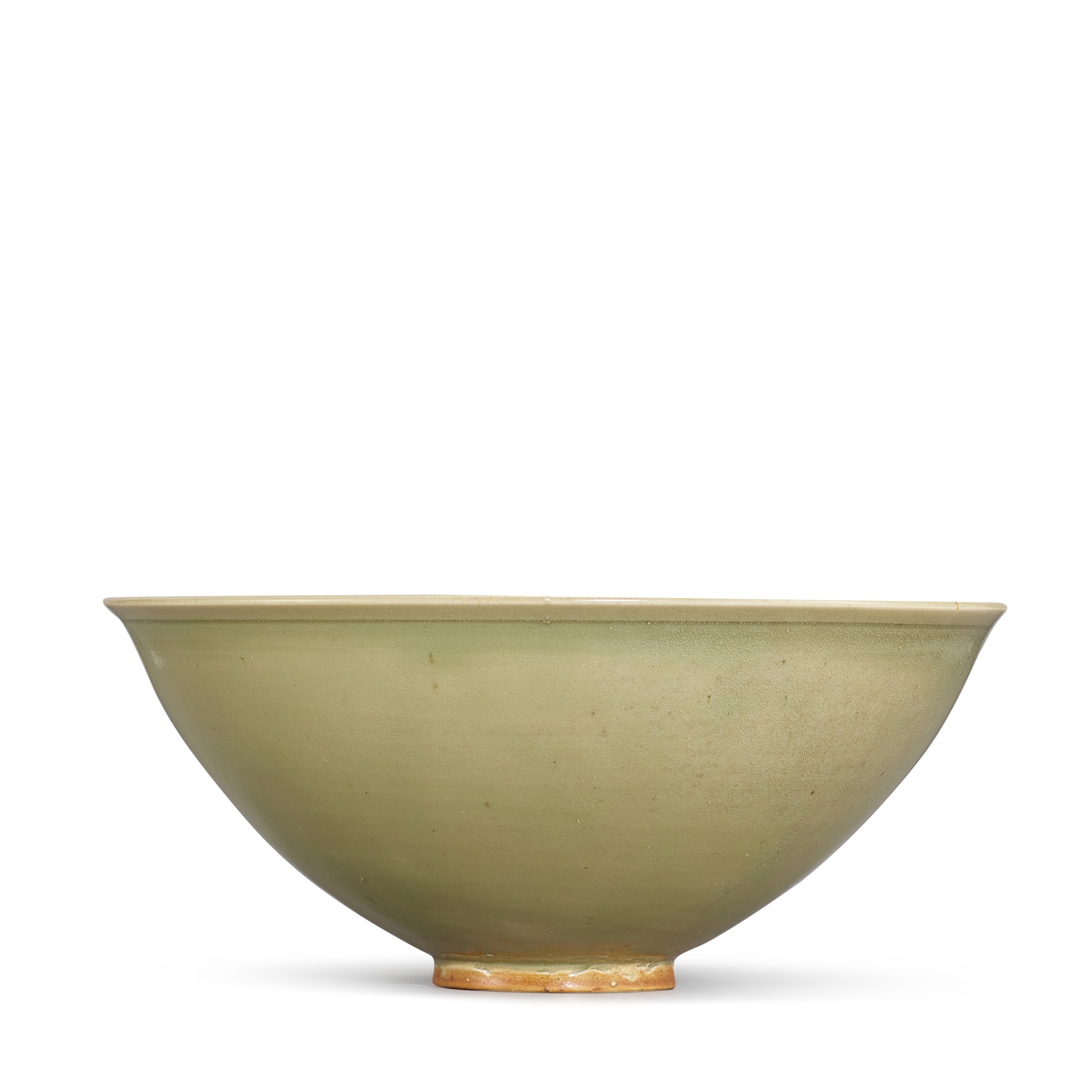 A Yaozhou celadon bowl, — A Yaozhou celadon bowl, Song dynasty 宋 耀州青釉撇口盌