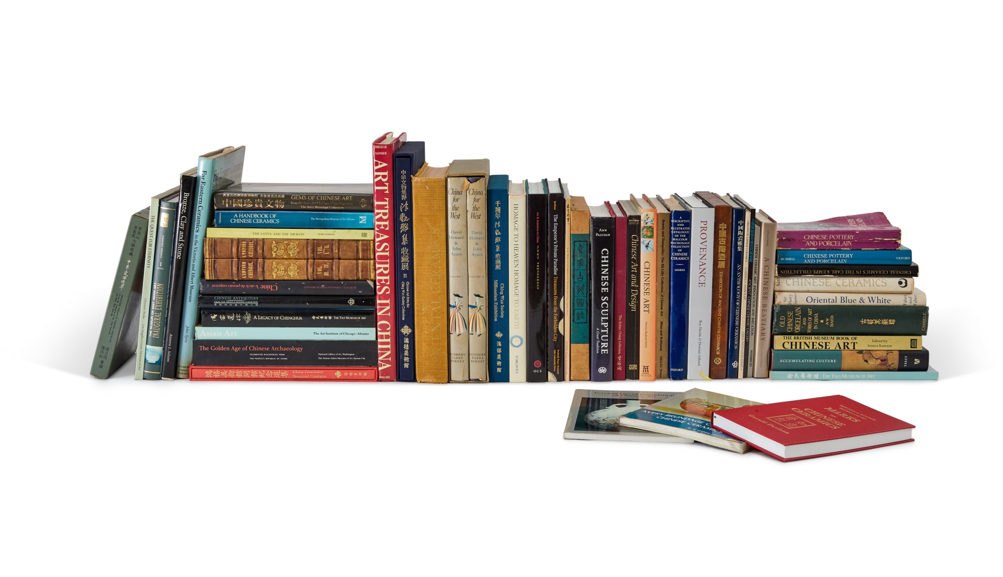 Unknown — A large collection of reference books on Chinese art and export art 中國藝術品及外銷藝術參考書籍一組約80本